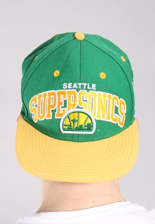 VINTAGE SEATTLE SUPERSONICS BASEBALL CAP HAT