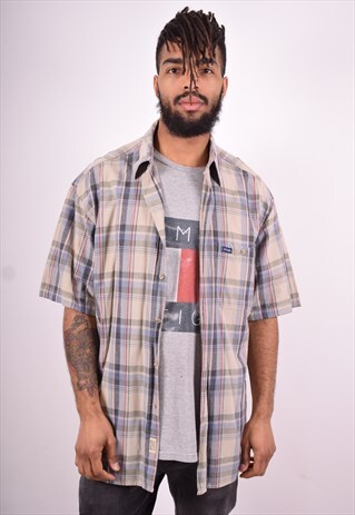GUESS MENS VINTAGE SHIRT LARGE MULTI 90'S