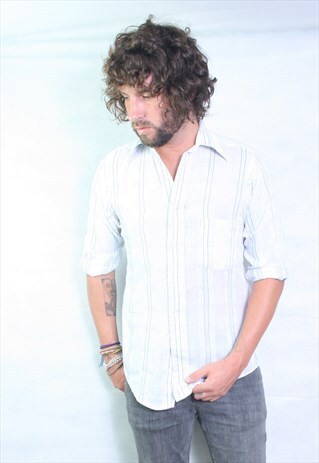 VINTAGE FLANNEL SHORT SLEEVED SHIRT
