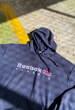 Vintage 90s Reebok Classic Embroidered Hoodie
