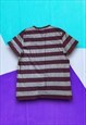 VINTAGE Y2K FRED PERRY STRIPED T SHIRT