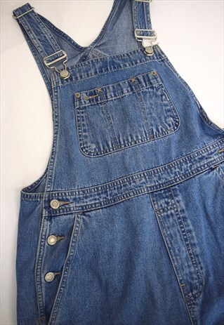 VINTAGE 90S GAP BLUE DENIM DUNGAREES