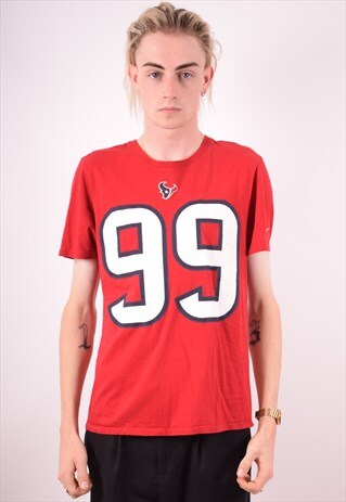 NIKE MENS VINTAGE WATT 99 T-SHIRT TOP MEDIUM RED 90S