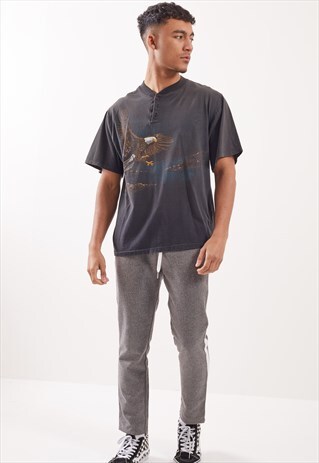 VINTAGE EAGLE GRAPHIC PRINT T-SHIRT