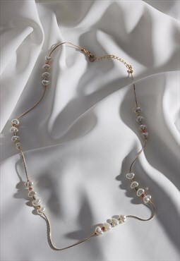 Olivia Pearl Beaded Necklace