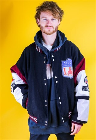 VINTAGE VARSITY LETTERMAN JACKET LAR USA