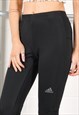 VINTAGE ADIDAS GYM LEGGINGS IN BLACK SPORTS TIGHTS MEDIUM
