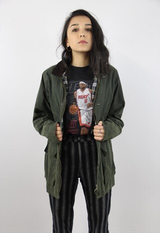 VINTAGE GREEN WAX JACKET
