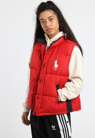 90S POLO RALPH LAUREN PADDED GILET