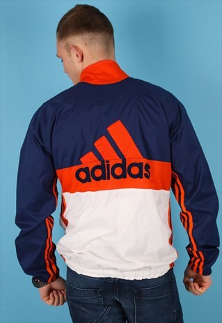 VINTAGE ADIDAS WINDBREAKER JACKET IN MULTI NJ767