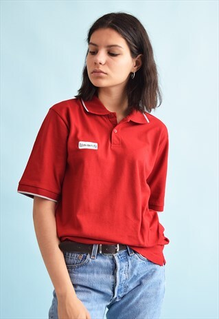 90'S RETRO UMBRO ATHLEISURE SPORTS POLO T-SHIRT TEE