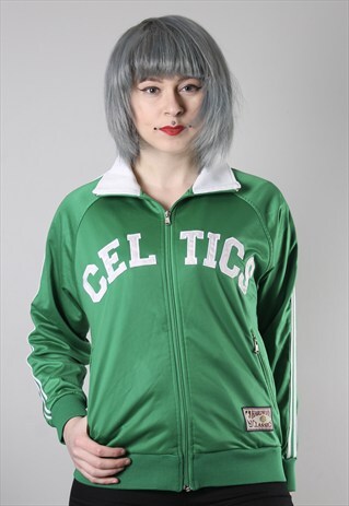 VINTAGE BOSTON CELTICS CHAMPION JACKET SMALL