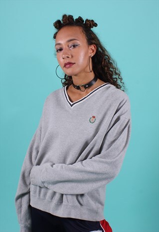 VINTAGE CHAPS RALPH LAUREN GREY SWEATSHIRT