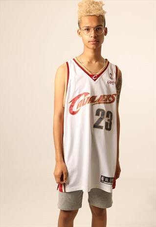 VINTAGE REEBOK EMBROIDERED CAVALIERS BASKETBALL TOP
