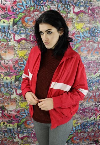 VINTAGE 90S SHELL JACKET / WINDBREAKER. UNISEX SPORTSWEAR.