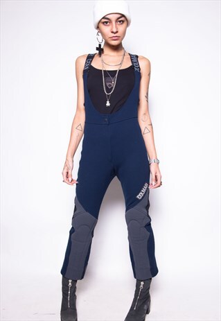 VINTAGE 90S NAVY WETSUIT JUMPSUIT ID:2126