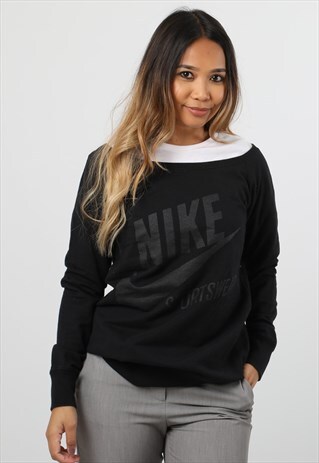 VINTAGE NIKE PRINTED SPELLOUT SWEATSHIRT