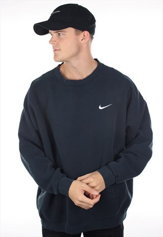 VINTAGE 90S NIKE SMALL LOGO SWEATSHIRT JUMPER