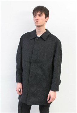LODEN Vintage S Men UK 38 US Jacket Over Car Coat EU 48 Wool
