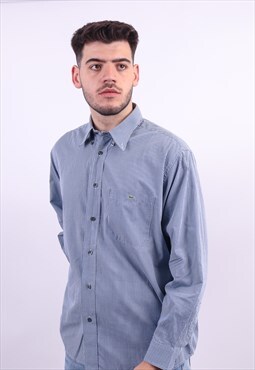 Vintage Lacoste Long Sleeve Shirt in Blue