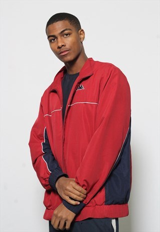 VINTAGE KAPPA TRACK JACKET RED
