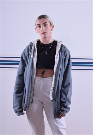 GREY TIMBERLAND ZIP-UP TOP