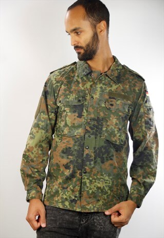 CAMOUFLAGE SHIRT / CAMO SHIRT / CAMO BUTTON UP