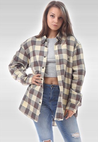VINTAGE BUFFALO PLAID FLANNEL SHIRT