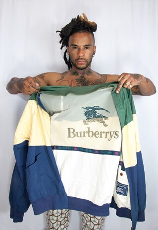 BURBERRY MULTI COLOURED JACKET