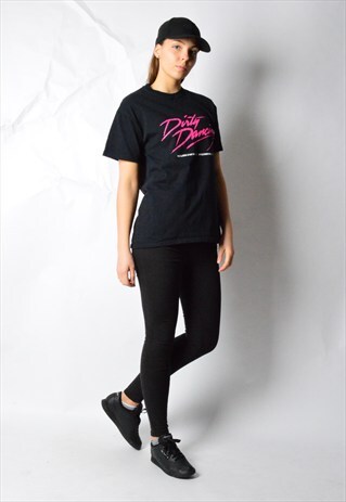 VINTAGE 90S BLACK DIRTY DANCING T-SHIRT