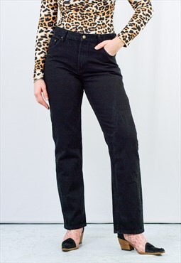 Black jeans Hero by Wrangler vintage y2k denim straight leg