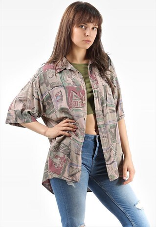 CRAZY PRINTED SHIRT VINTAGE