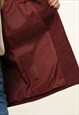 60S WOOL BURGUNDY BLAZER VINTAGE TWEED BLAZER 4711