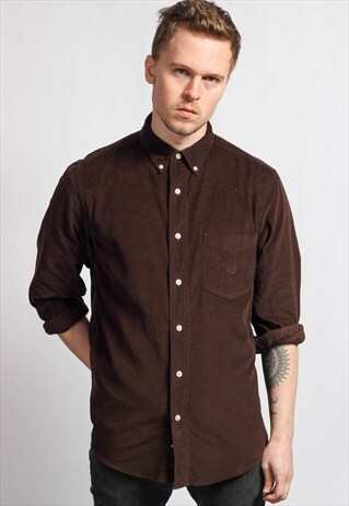 VINTAGE CORDUROY RALPH LAUREN CHAPS SHIRT