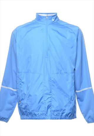 BEYOND RETRO VINTAGE NIKE BLUE JACKET - M