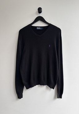 Polo Ralph Lauren V Neck Jumper Sweater Pullover