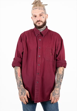 VINTAGE 80S CLASSIC POLO RALPH LAUREN SHIRT / S7974