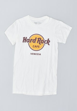 VINTAGE 90'S HARD ROCK CAFE VENEZIA T-SHIRT TOP WHITE