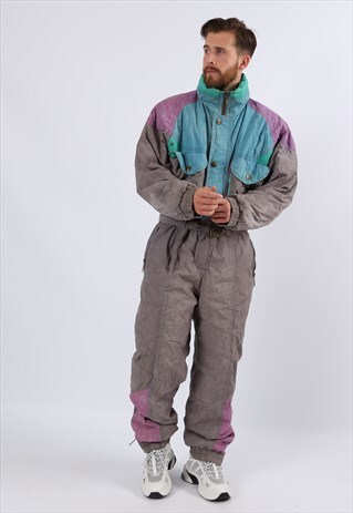 VINTAGE 90'S NINETY EIGHT FULL SKI SUIT UK L / XL 44" (6CN)