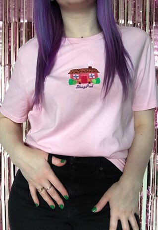 SHAG PAD HOUSE EMBROIDERED TSHIRT