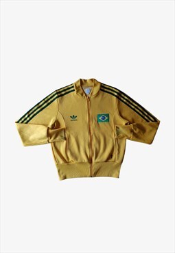 Vintage Adidas 2005 Brazil Football Track Jacket