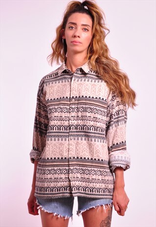 VINTAGE AZTEC FESTIVAL SHIRT