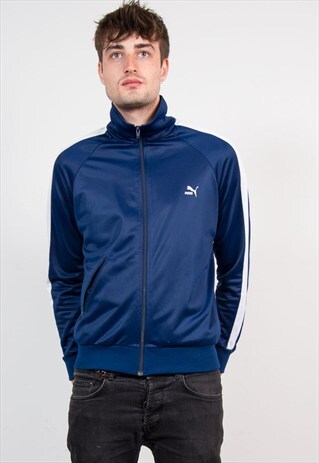 90'S PUMA NAVY TRACKSUIT JACKET TOP