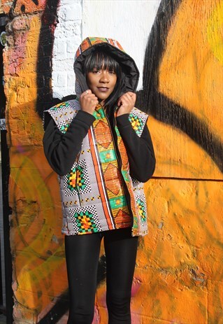 AFRICAN PRINT BODY WARMER - AFRICAN GILET - FESTIVAL OUTFIT