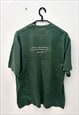 VINTAGE ALBERT EINSTEIN CURIOUS MAN GREEN T-SHIRT LARGE 