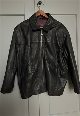 Vintage Short Leather Jacket