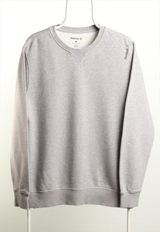 VINTAGE REEBOK CREWNECK SCRIPT SWEATSHIRT GREY 