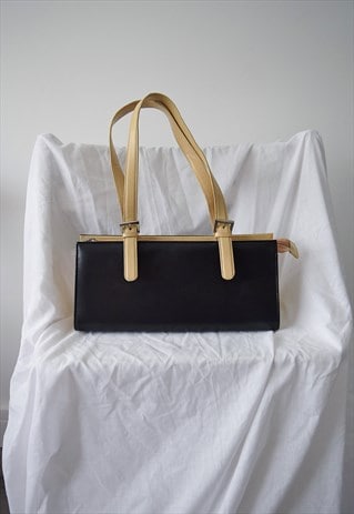 VINTAGE 90S BLACK SHOULDER BAG 