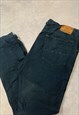 POLO RALPH LAUREN TROUSERS WITH BRAND PATCH W34 X L32