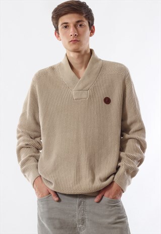 VINTAGE FRED PERRY SWEATER BEIGE